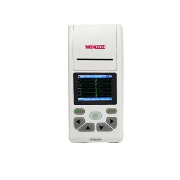 

Portable Handheld ECG with Holter Monitoring Large Memory 10 Leads CE&ISO TFT 3 channel Free Software