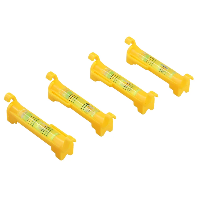 

AONEQ-20Pcs String Level Hanging Line Bubble Levels For Leveling Surveying, Building Trades, Bricklaying, Etc. (Yellow)