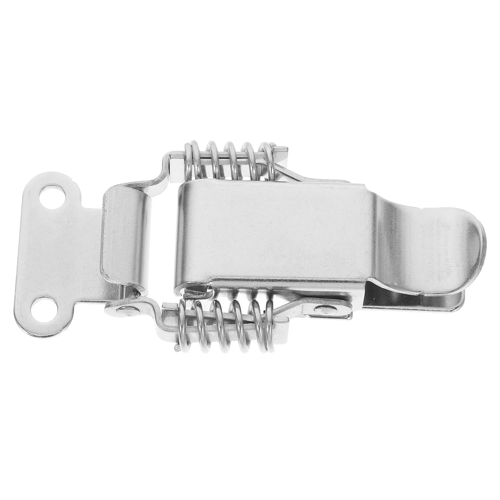 

Double Spring Loaded Stainless Steel Heavy Duty Toolbox Latch Durable 90 Degree Toggle Lock for Wood Chest Tool Box