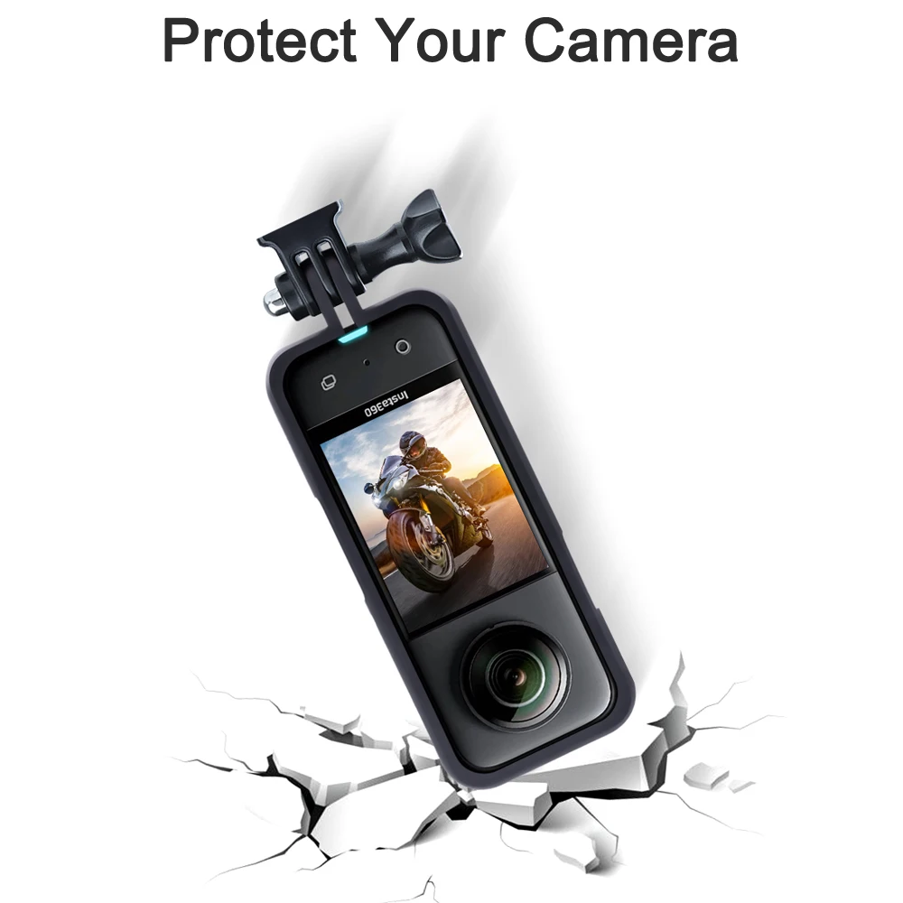 Carcasa de marco para Insta360 X3, cubierta protectora de plástico, adaptador de montaje para Insta 360 X3, accesorios para Cámara de Acción