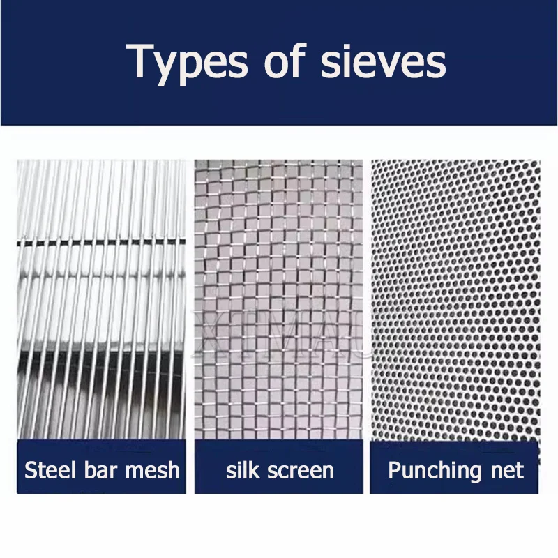 2 saídas 3 saídas minério areia solo composto grãos de café arroz peneiração fina tela vibratória linear