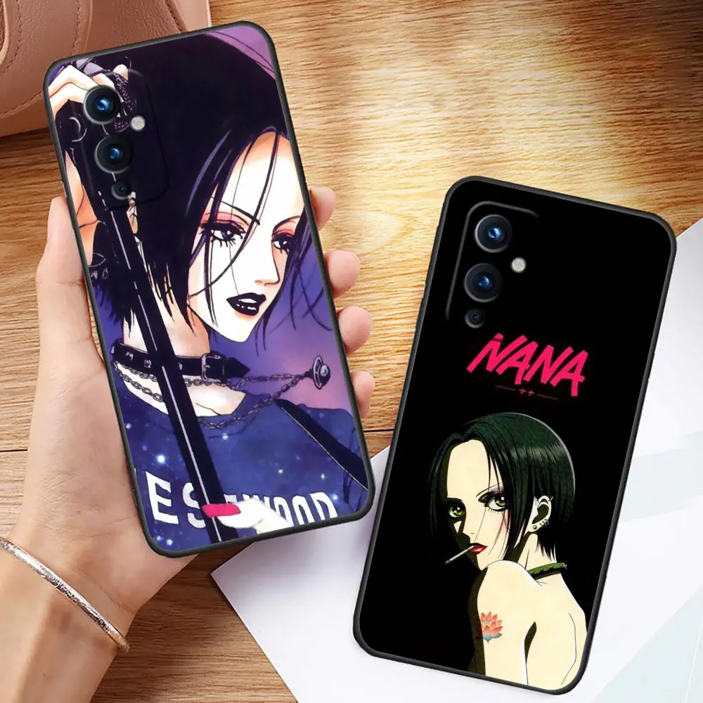 Nana Osaki on Purple Tie Dye Phone Case For Oneplus 11 10 9 8 8T 7 7T 6 6T ACE 2V NORD CE 2 3 5G Pro Case Funda Coque Shell Capa