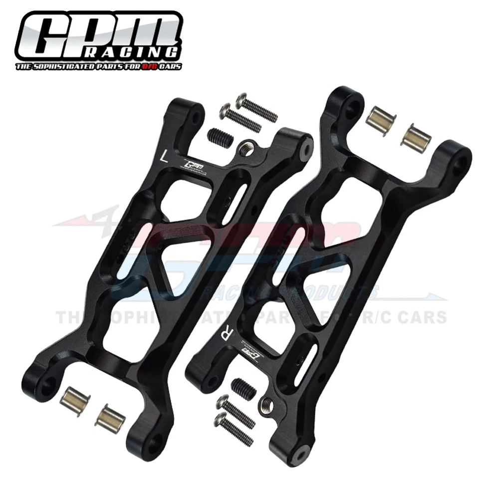 GPM for LOSI 1/10 Lasernut U4 Tenacity DB TT Pro RC Car Upgrade Parts Metal Front Lower Suspension Arm Swing Arm LOS234016