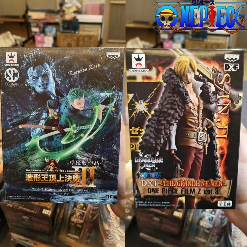 

[In Stock] Japanese Version Genuine Banpresto Anime Toy One Piece Top Battle Zoro Sanji Figure Model Ornament Boy Birthday Gift