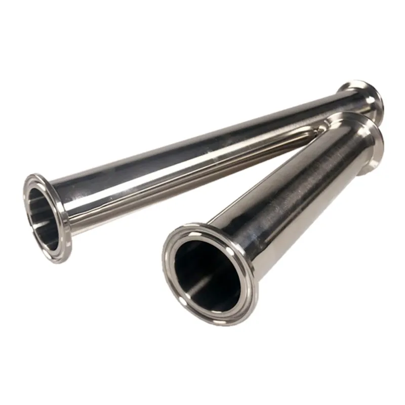 WZJG Sanitary Tri Clamp Type Spool Tube With 51/64MM Ferrule Clamp SS316 4/6/8/12/18/24\