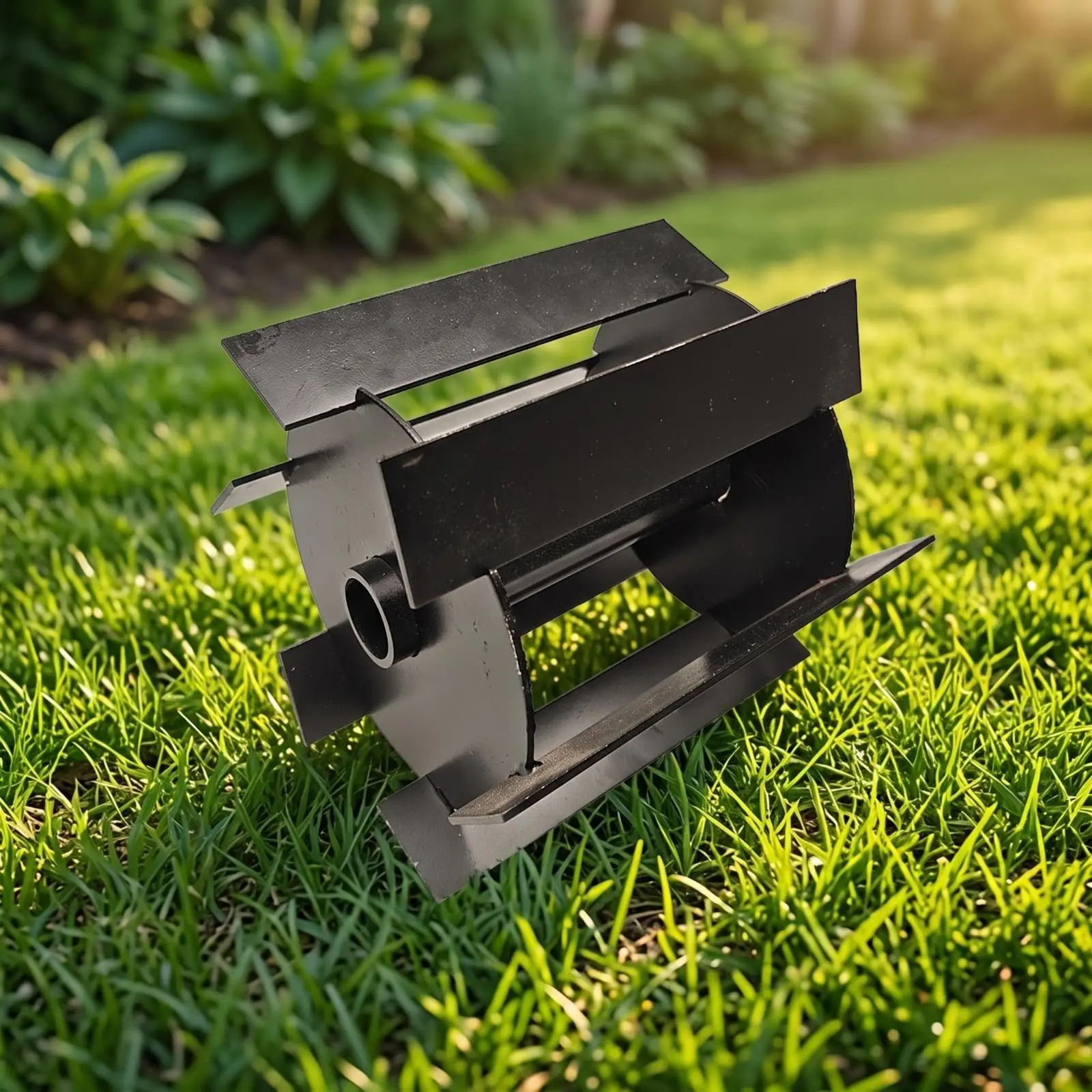 Durable Metal Lawn Mower Wheel for Weed Clearing and Yard Maintenance Tool