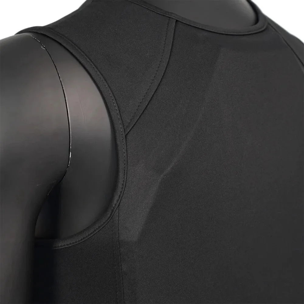 Level IIIA T-Shirt Ultra-Comfortable Lightweight Concealed Wear Soft Safety Protection Body Armor Lightweight Bulletproof Vest