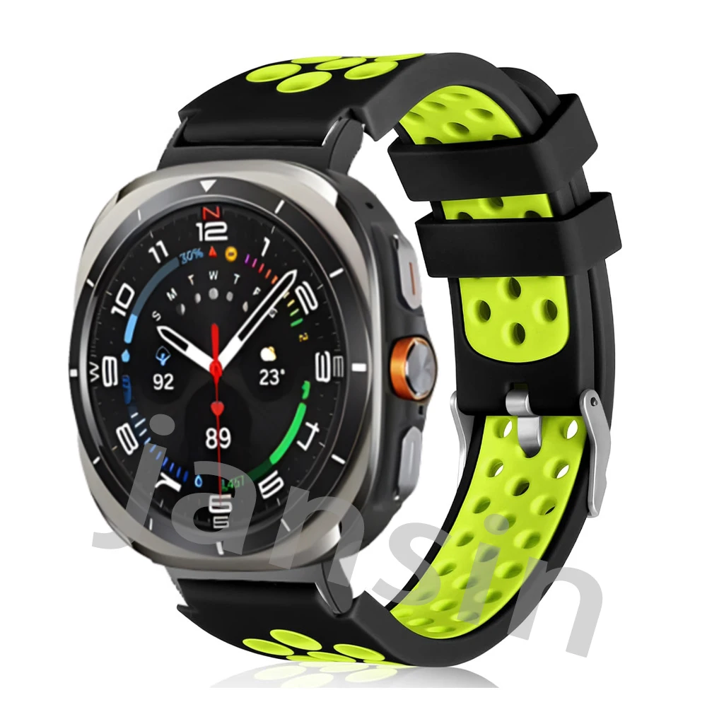 Para Samsung Galaxy Watch Ultra pulsera de silicona de 47mm para Samsung Watch Ultra LTE 47mm pulsera reemplazable