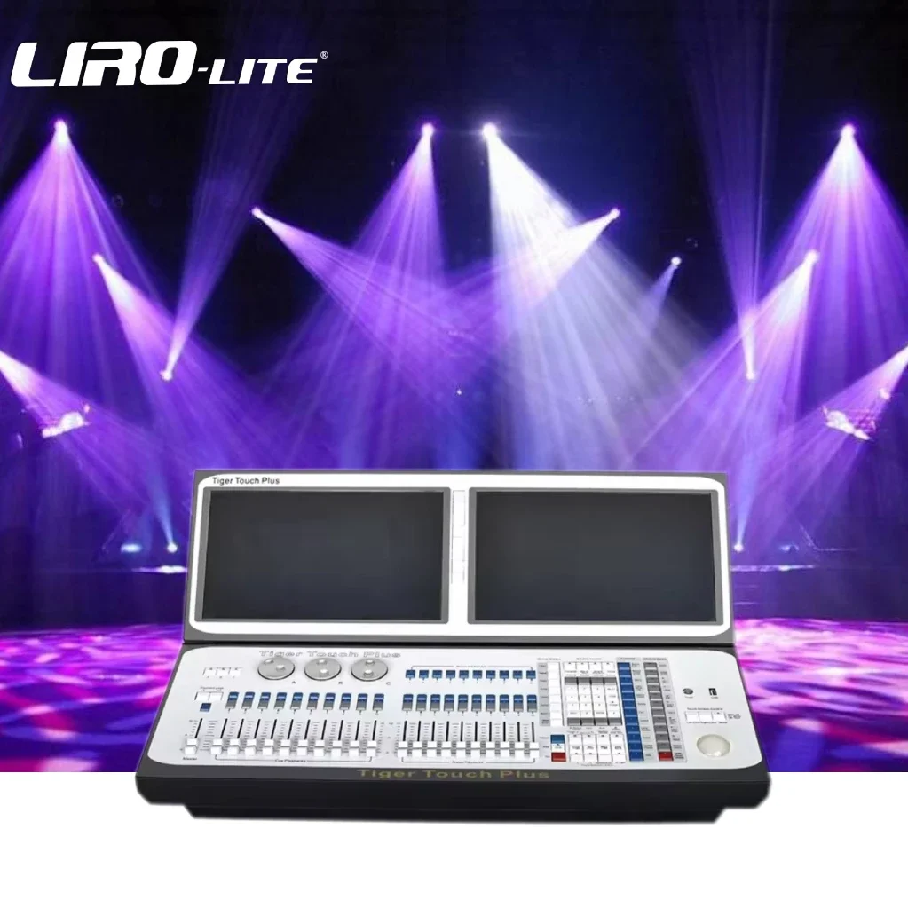 

Titan Tiger Touch Plus Dmx Controller CPU I7 Stage Lighting Dmx Console Tiger Touch With 2 Screens