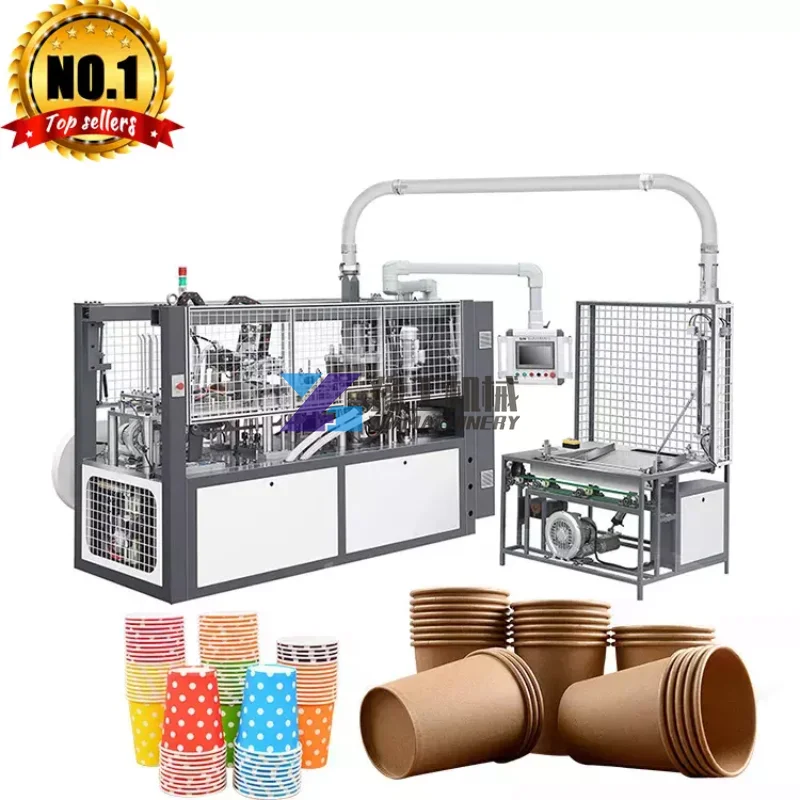 Machine à gobelets en papier jetables de 3Oz-12Oz faisant le prix de la machine au Pakistan