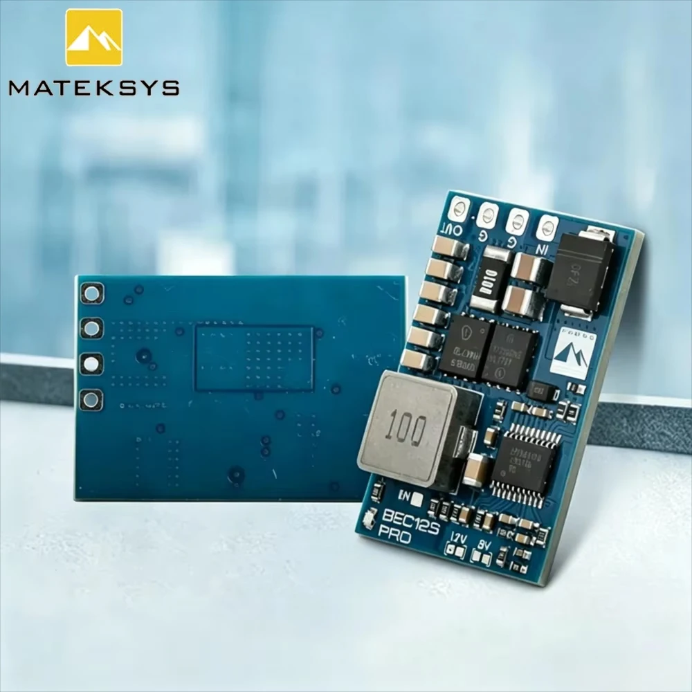 Mateksys Matek BEC12S-PRO 9-55V To 5V/8V/12V-5A Voltage Regulator BEC Power Module TVS/Overcurrent Protection Self-recovery