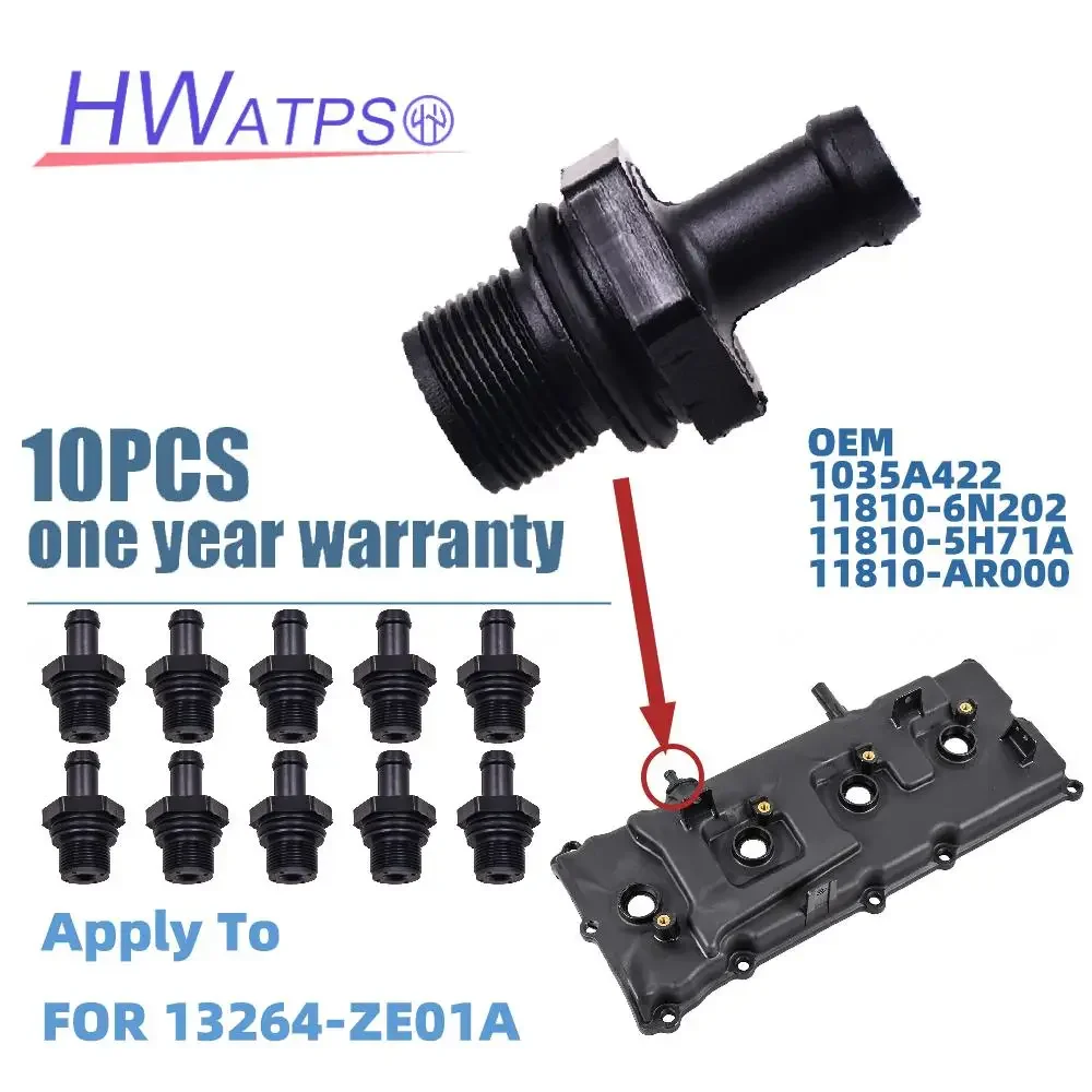 

Engine PCV Valve 1035A422 118106N202 Fits Valve Cover 13264-ZE01A For Nissan Armada NV2500 NV3500 Pathfinder Titan Infiniti QX56