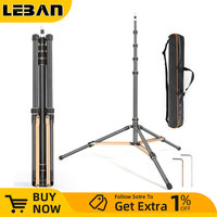 QZSD LS-255/285 Reverse folding light stand Photography outdoors Portable tripod 2.2m aluminum alloy Carbon fiber light stand
