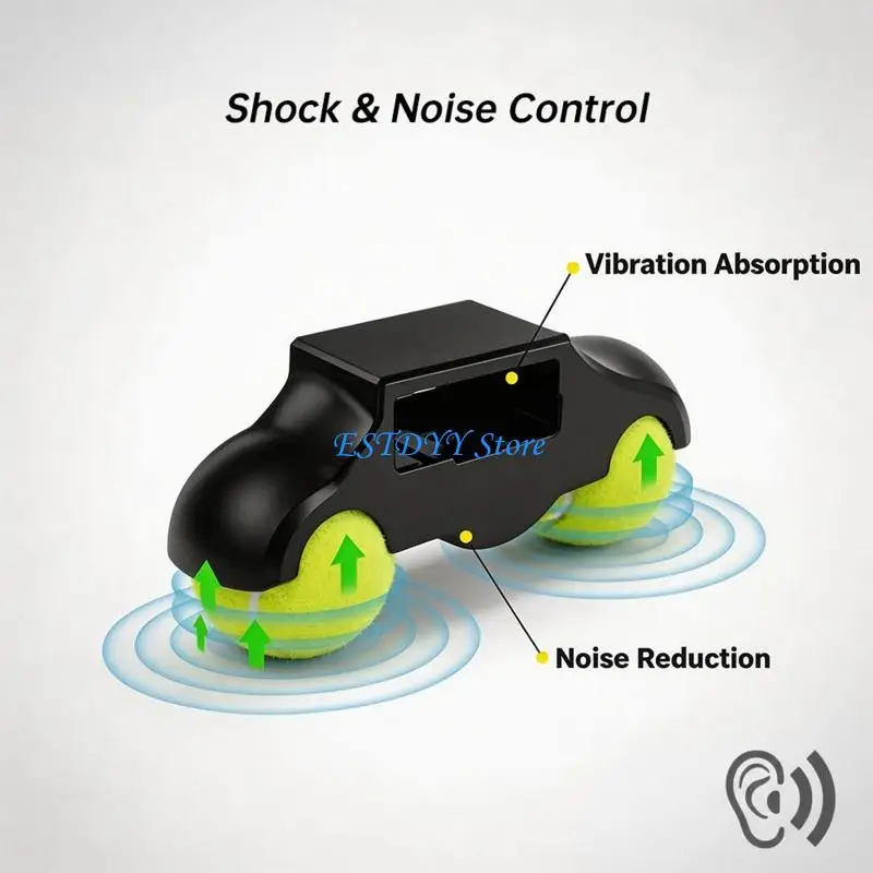 

G6DE Практичная пластиковая подставка для упражнений на велосипеде, противоударные подушечки, подходящие для домашних спортзалов