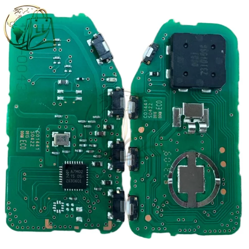 Original PCB For KIA EV6 2024 Smart Remote Key After-Sales Market Shell 4 Buttons 433 MHz 4A Chip FCC ID: 95440-CV150