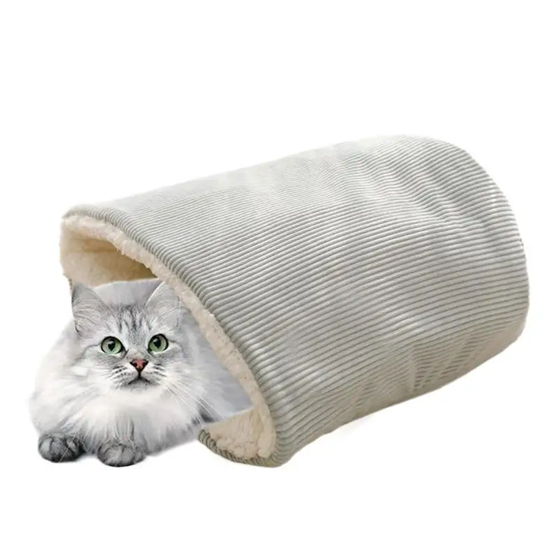 Cat Sleeping Bag Cat Bed Cat Nest Small Dog Bed Cat Sack Kitten Bed Cat Cave Cozy Pet Nest Warm Pad Soft Bed For Indoor Puppy