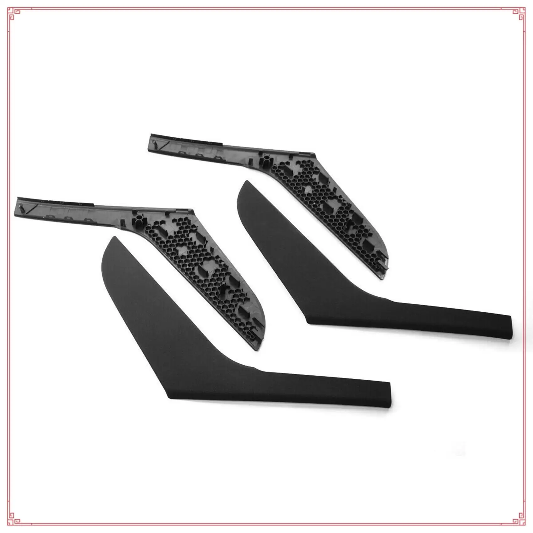 

For 2010-2013 Golf Mk6 Set Of Interior Door Trim For Pull Handle 5K4868039A 5K4868040A