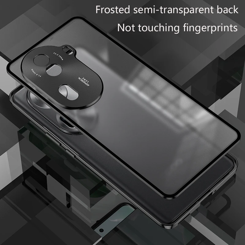 

Защитный матовый противоударный чехол для объектива в металлической рамке для OPPO Find X8 Pro F27 F25 Pro 5G, бампер, задняя крышка, аксессуары