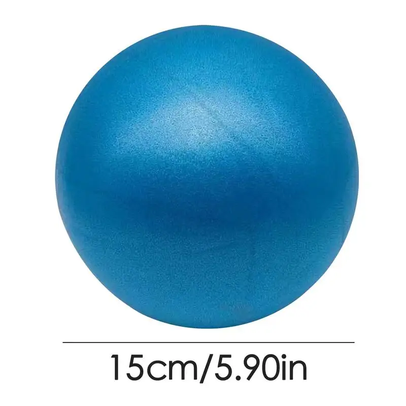 Pilates Ball Frosted Portable Stability Ball 5.91 Inch Hip Raising Home Gym Equipment For Gymnastics Improves Balance