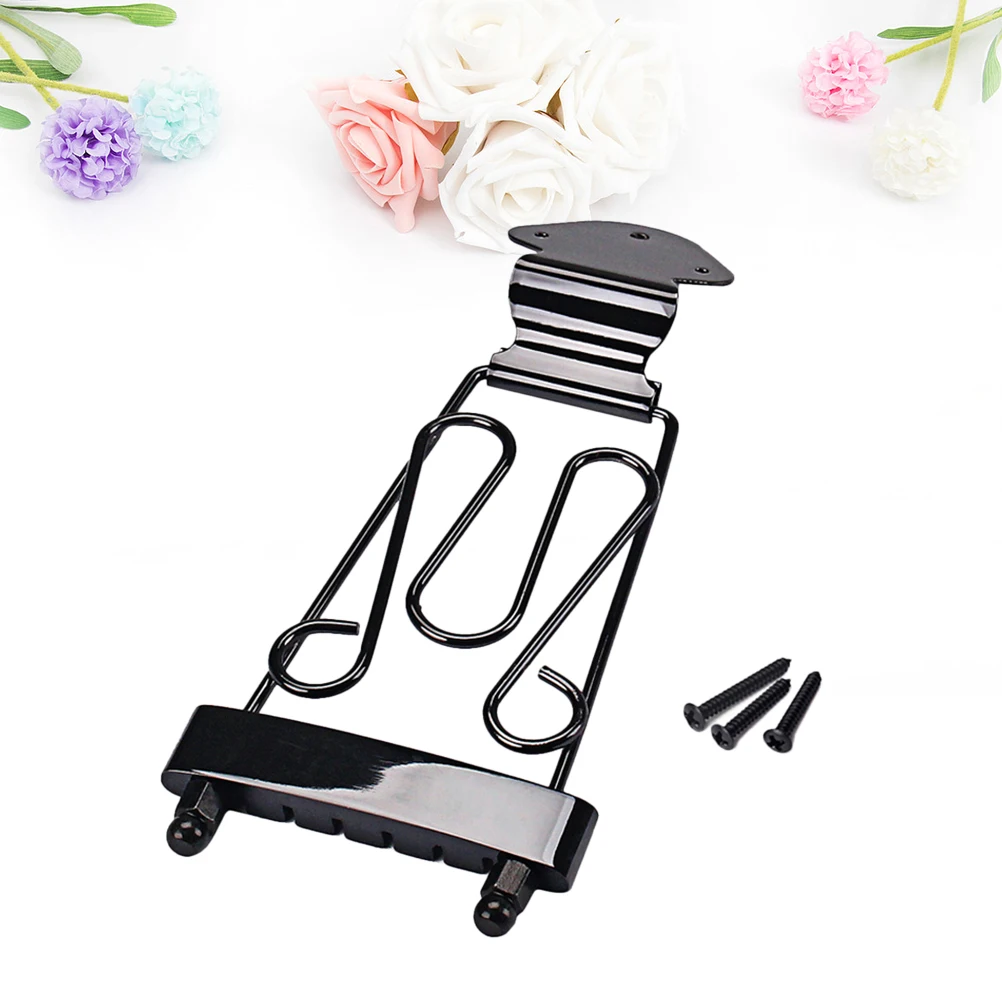 

Jazz Pull-up Guitar Tailpiece Guitars Acoustic Bridge Trapezoidal