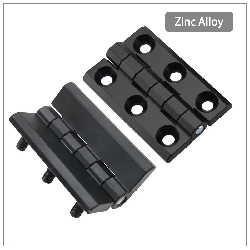 

Zinc Alloy Black Hinge Industrial Electrical Distribution Box Cabinet Heavy-Duty Six Section Screw Hinge
