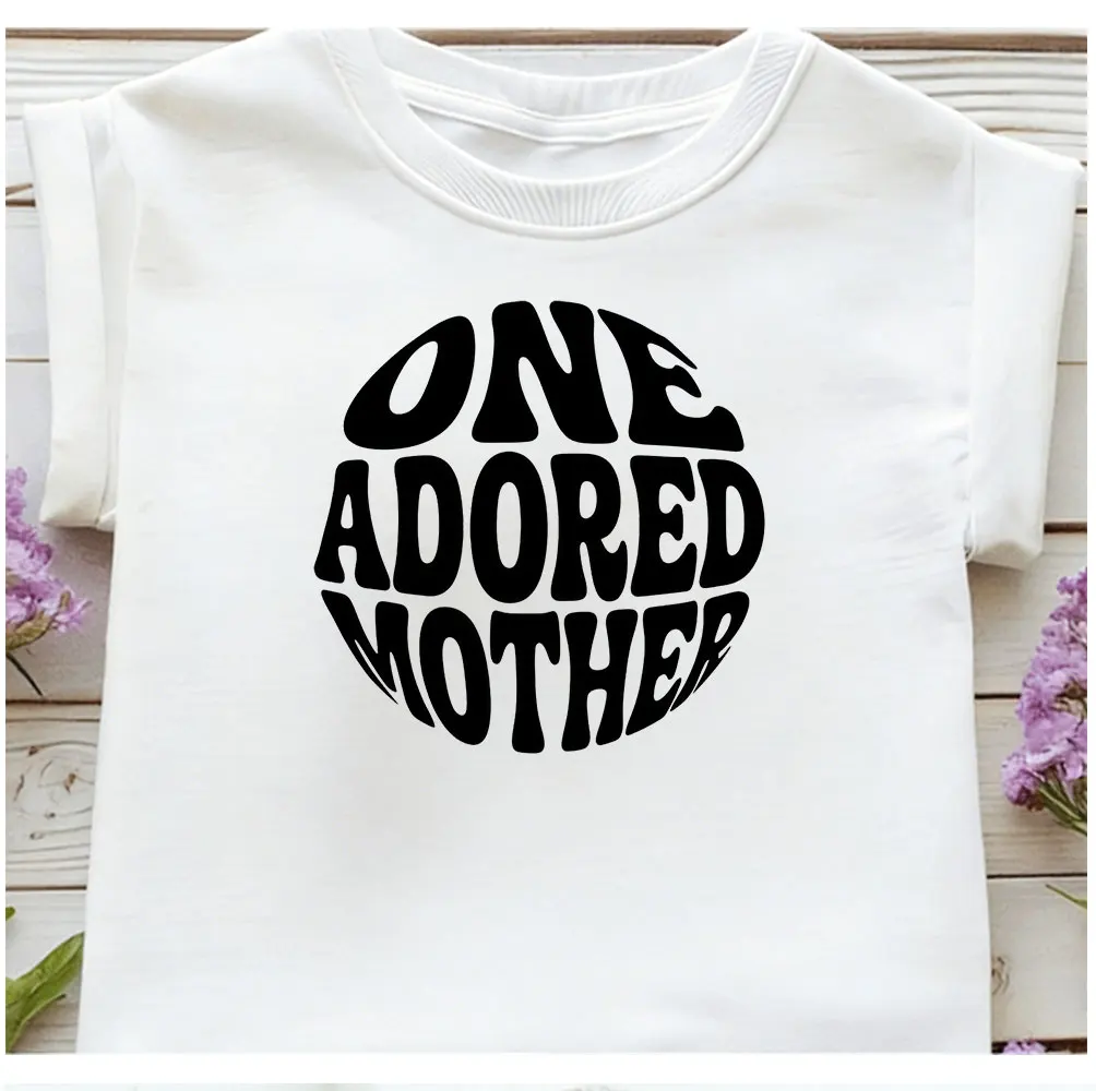 Mom Mother's Day Iron On Patches DIY Heat Transfer Decals for Clothing T-Shirts Bags  Mama Gift transfer decal painting view 4