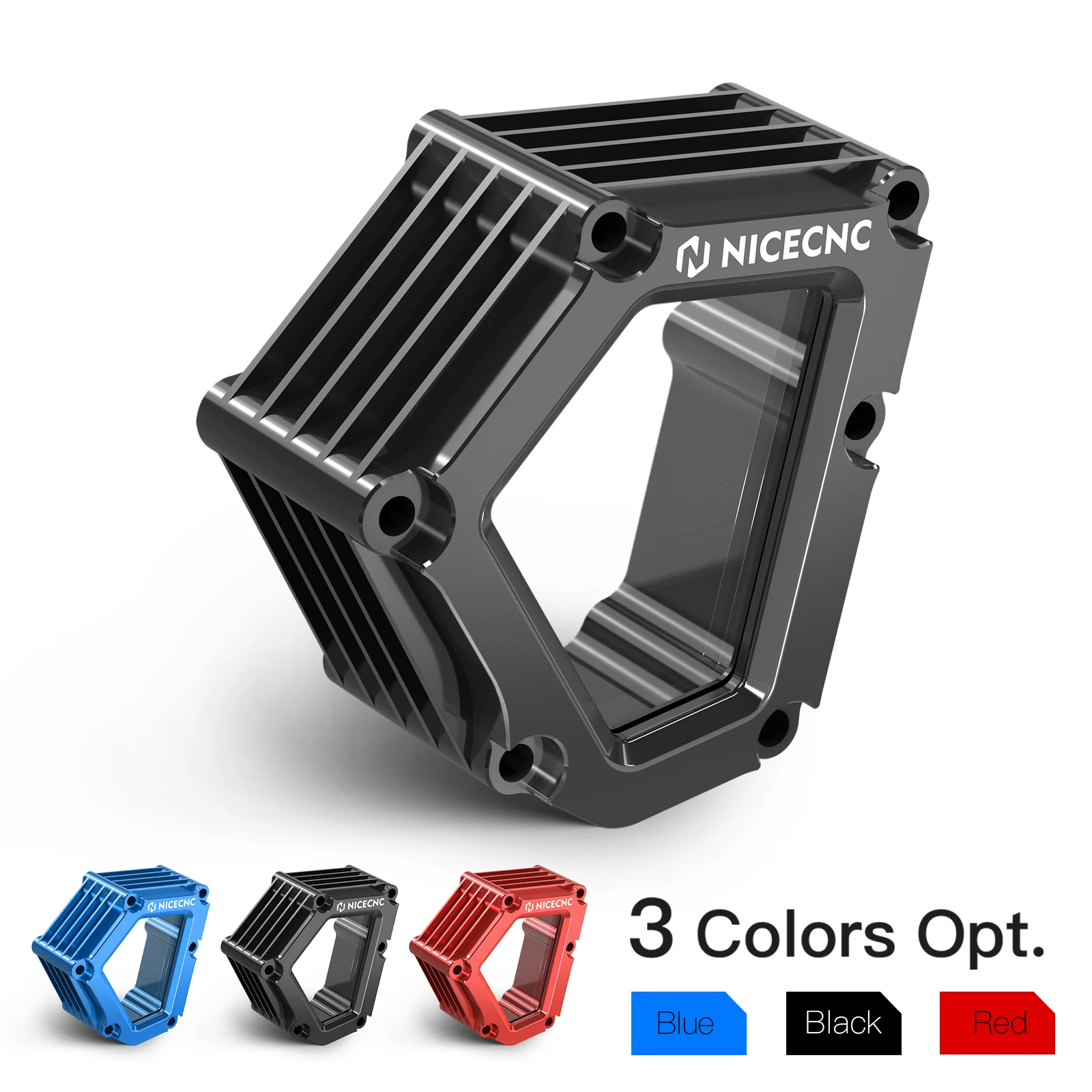NICECNC Für Yamaha YFZ450R RSE 2009-2023 Kurbelgehäuse-Schutz Motorabdeckung Wärmeableitung Aluminium Sichtfenster ATV Zubehör – Detail 8