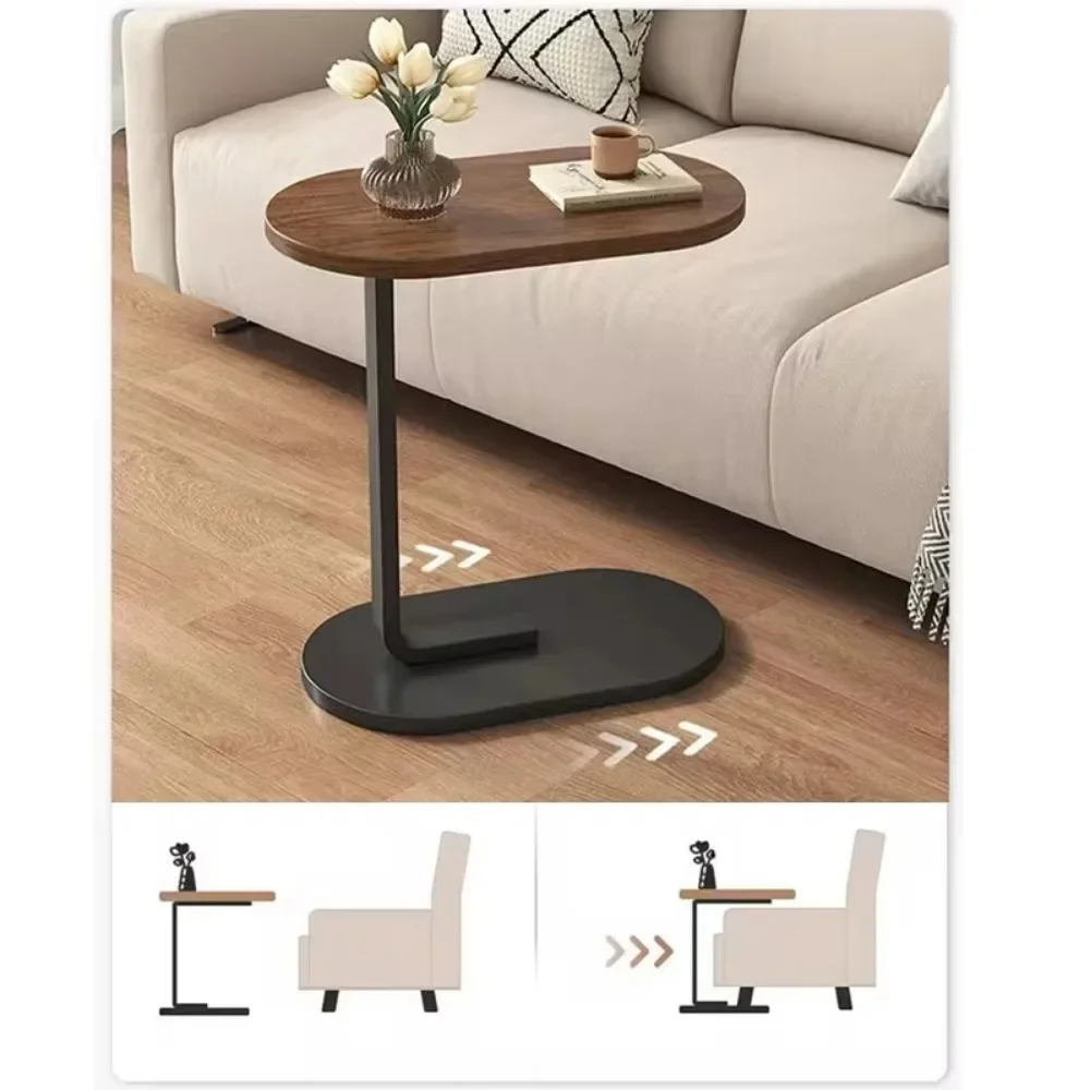 Movable Home Living Room Side Table Simplicity Coffee Table C Shaped Side Table Living Room Modern Light Luxury Style Portabilit