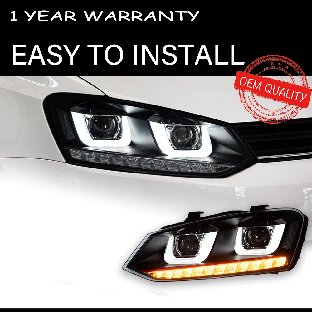 

Фара для VW Polo TSI 2011-2018 Автомобильная DRL Hella автомобильные товары Hella Xenon Hid 12V H7 LED Polo Golf 7.5 Автомобильные аксессуары