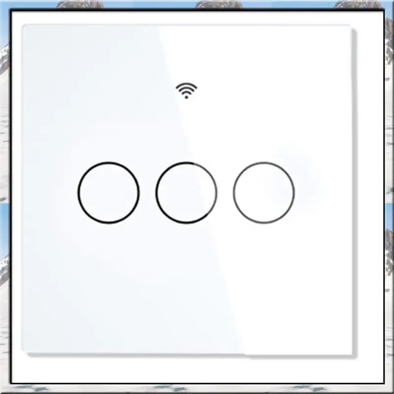 Wifi Smart Interruttore Della Luce RF433 Nessun Cavo Neutro Singolo Fuoco Vita Intelligente Tuya App di Controllo Per Alexa Google Casa 220V EUAS59-