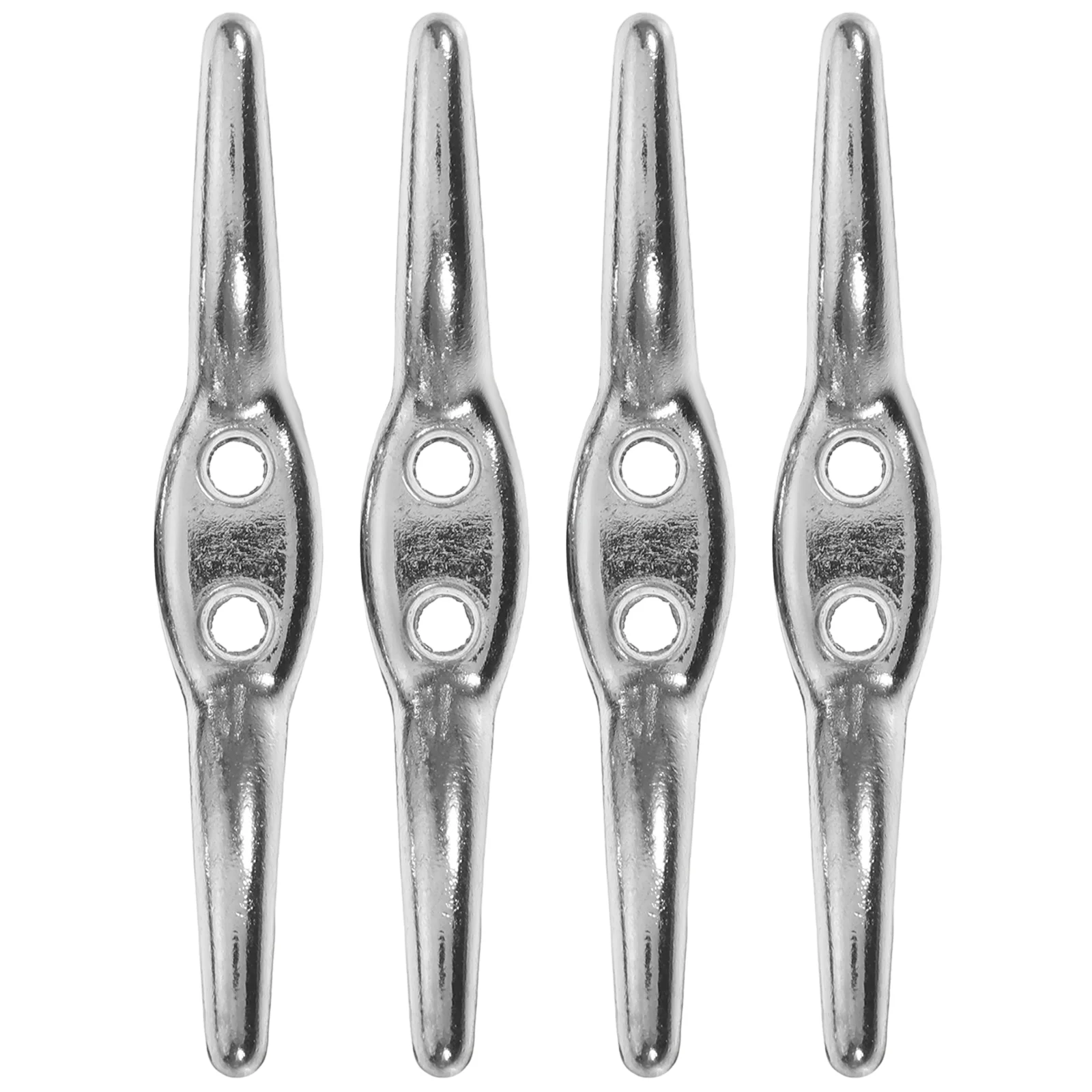 

4 Pcs Metal Hook Venetian Blinds Vertical Curtain Roller Positioning Rope 4pcs/pack Cord Holder Window Cleat for Cleats