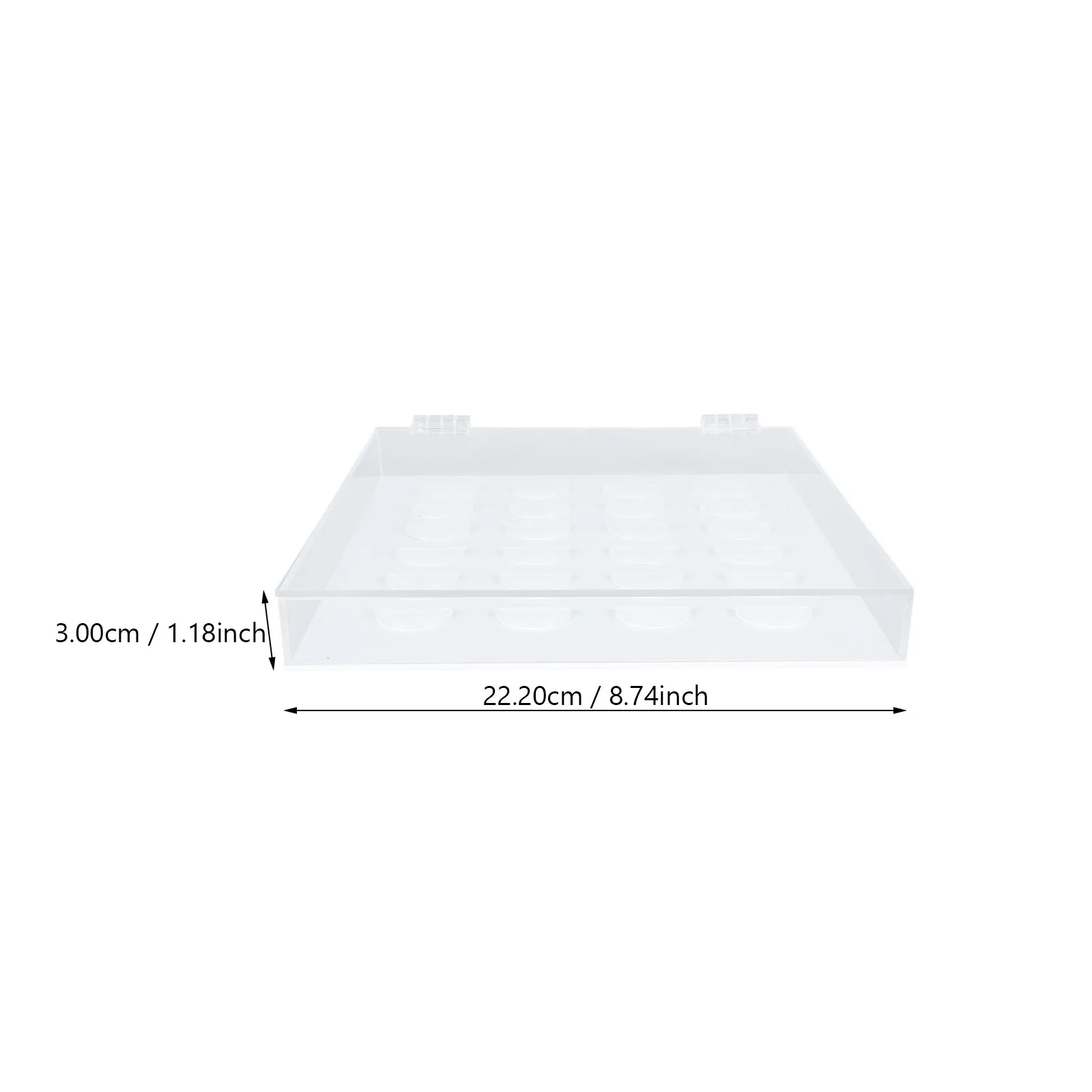 1Pcs Premium False Eyelash Box Transparent Acrylic Lash Extension Holder Display Storage Case Makeup Accessories Organizer