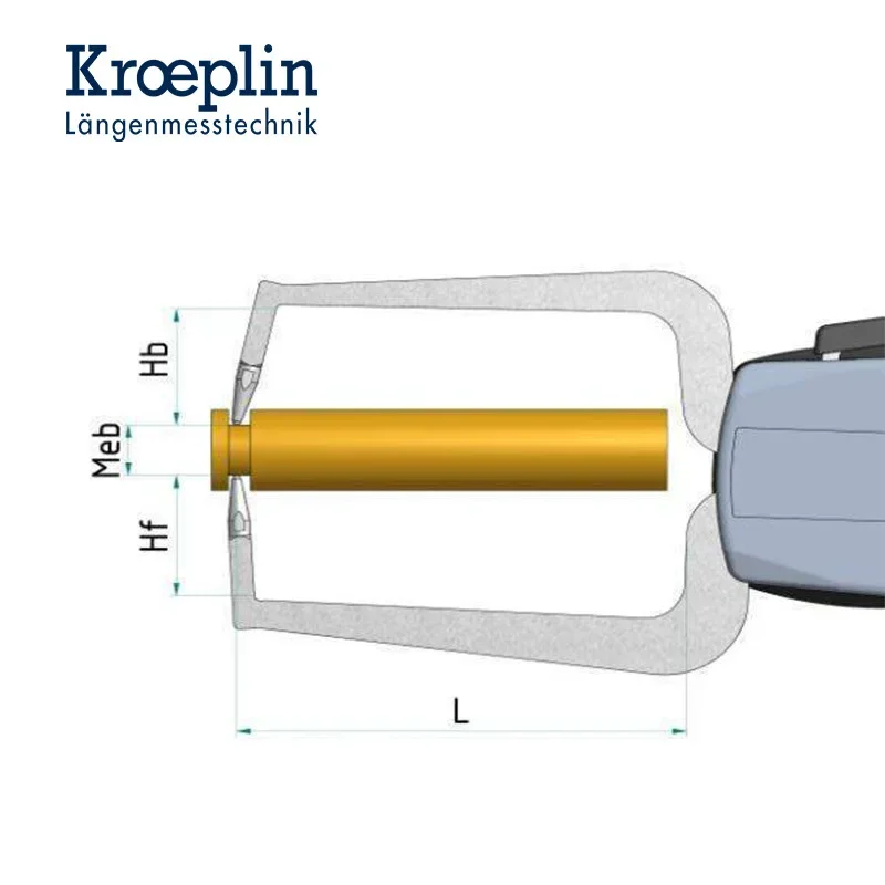 KROEPLIN Electronic Digital Display External Test Gauge K220S Outer Diameter Gauge