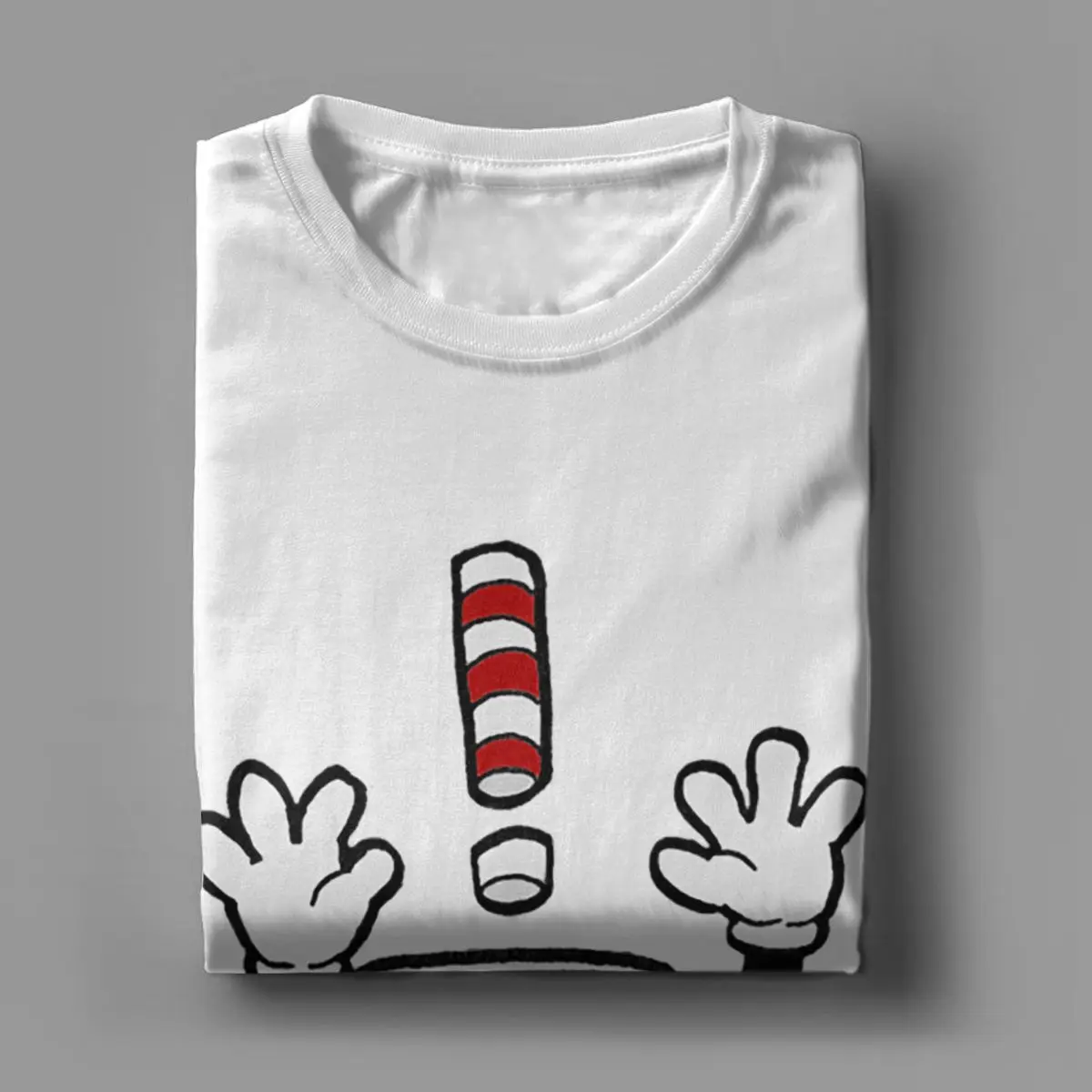 Cuphead And Mugman Anime T-Shirt for Men Creative 100% Cotton Tee Shirt Round Collar Short Sleeve T Shirt New Arrival Tops