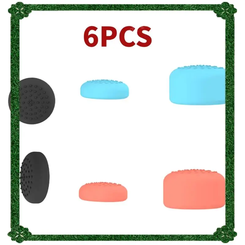 24-Hour Delivery 6 PCS Anti-Slip Silicone Thumb Grips Caps For Switch 2 Joy-Con Enhanced Joystick Covers For Improved Gaming Pre