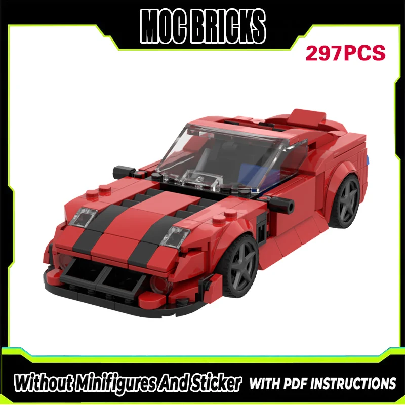 

Модель гоночного автомобиля Speed Racing Car MOC, конструктор из строительных блоков, спортивный автомобиль RX7 высшего класса, модульная технология, подарки, праздничный набор для сборки, детские игрушки.
