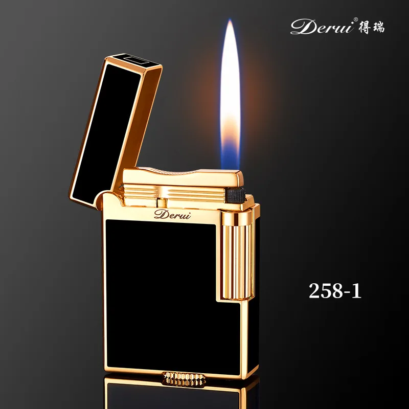 

Зажигалка Derui DR-258 с тонкой гравировкой и боковым выдвижным механизмом, металлическая, высококачественная, популярная в Douyin, элитный подарок