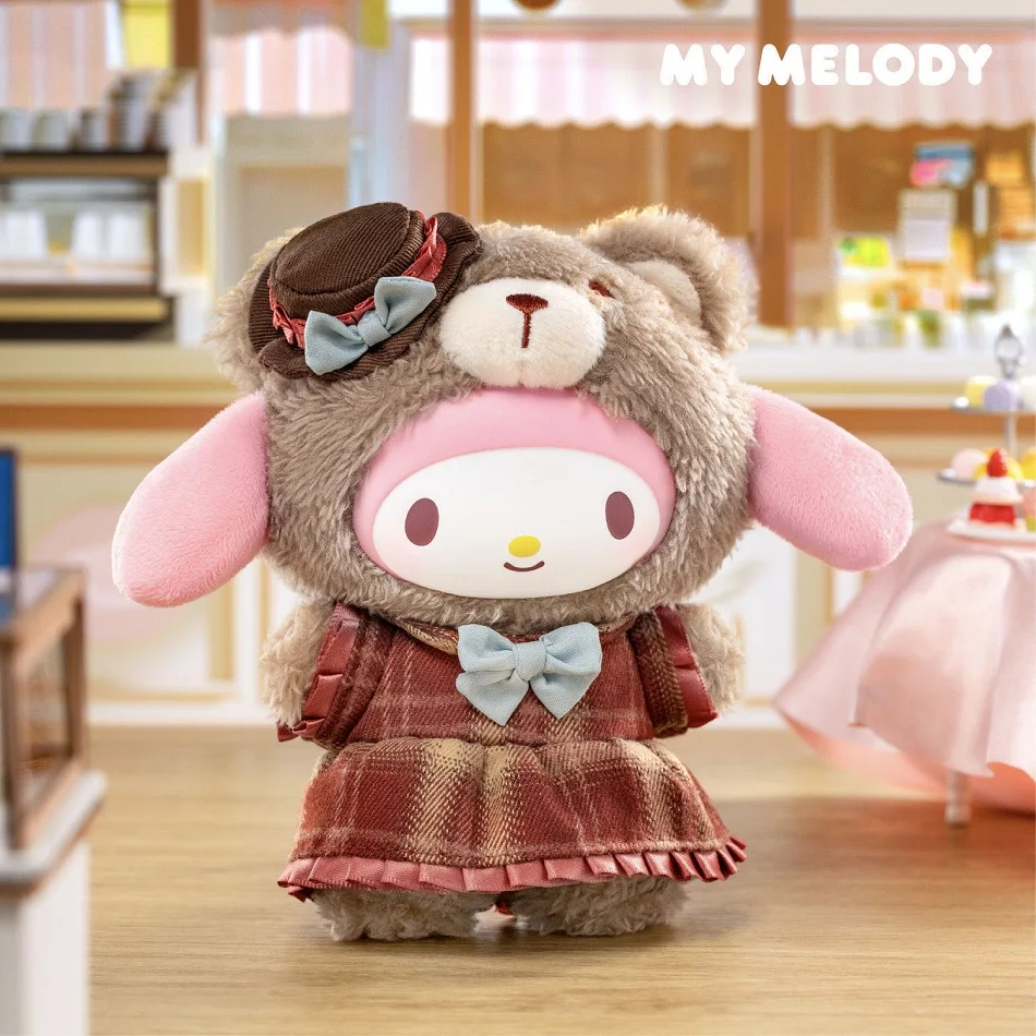 TOPTOY personajes Sanrio serie de té de la tarde caja ciega socio de trabajo adorno de escritorio bolsa colgante juguetes de moda caja misteriosa regalos
