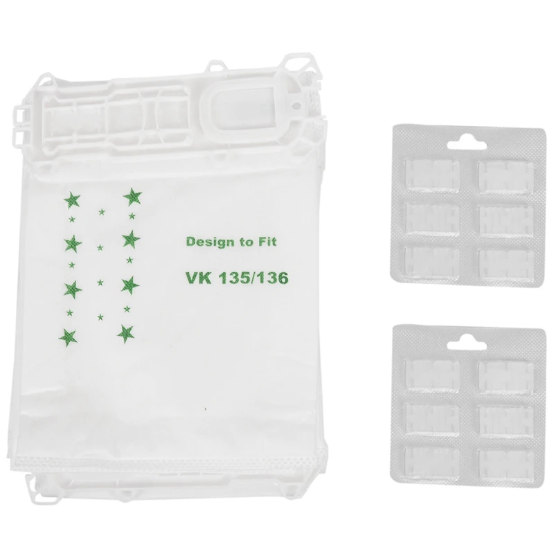

Vacuum Cleaner Attachments Cleaning Accessories Vacuum Cleaner Fit For Vorwerk VK135 VK136 10 Dust Bags+2 Fresheners