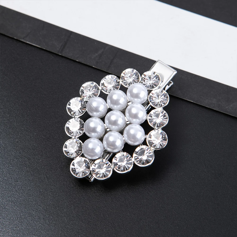 

2Pcs Pearl Hair Clips Sweet Girls Fashionable Barrettes Decorative Hairpins All match Styling Accessories Smooth Surface Elegant
