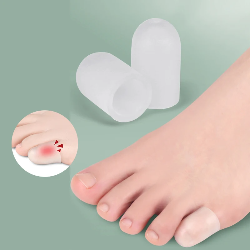 

Silicone Little Toe Cap Protector Prevent Blisters Corrector Anti Friction Toe Protector Bunion Sleeve Bone Brace Support
