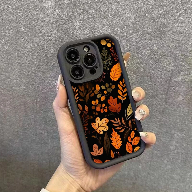 Para honra x9c x9a x8c x8b x8a x8 x7a x6b magia 6 5 400 lite 300 200 pro caso de telefone outono folhas padrão à prova de choque capa macia