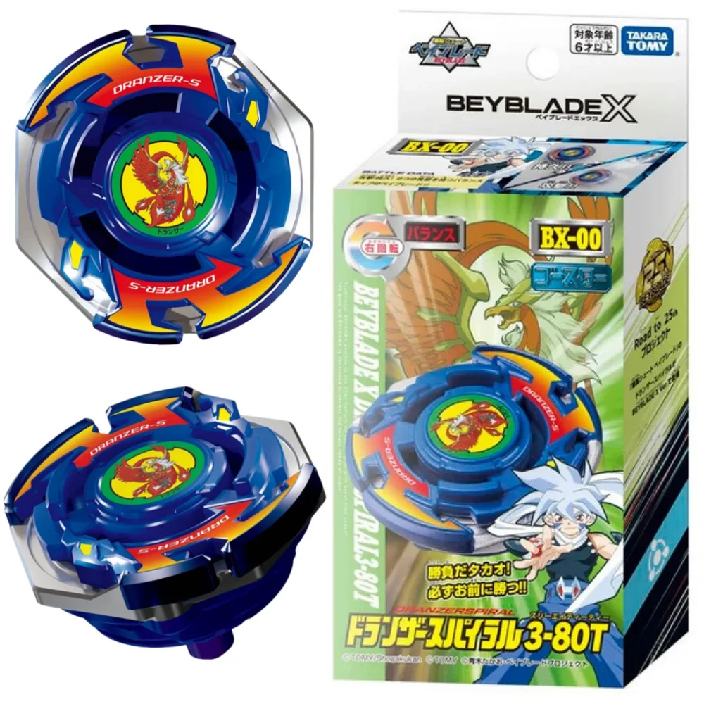 

In Stock GENUINE Takara Tomy beyscollector Dranzer Spiral 3-80T Booster BX-00 model toys child birthday gifts