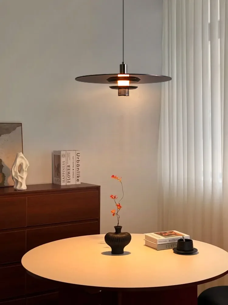 Restaurant Pendant Light New Modern Creative Dining Table Bar Entrance Circular Flying Saucer Acrylic Pendant Light