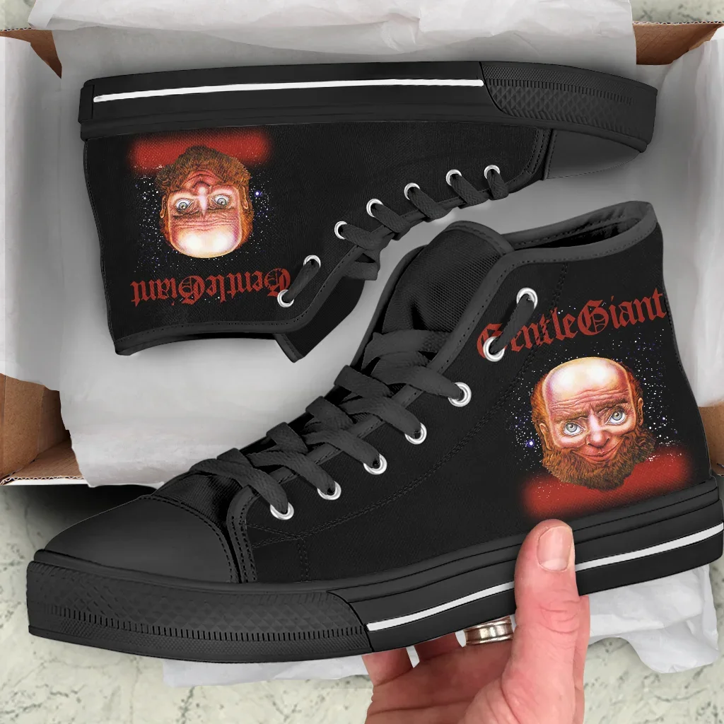 Hot Gentle Giant Man Woman Canvas Shoes Hot Cool Canvas Shoes Lightweight Casual High Help Classic Board Shoes Fashion Sneakers