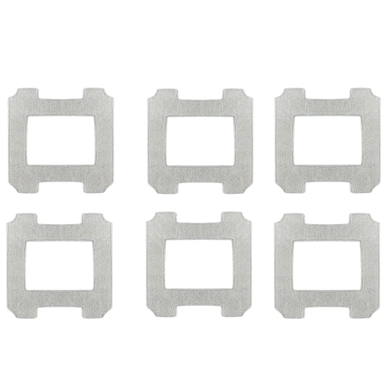 Чистящая одежда из микрофибры ABGU для робота W850/830/W920/W1, многоразовая, можно стирать в машине, сменный набор, 6 шт.