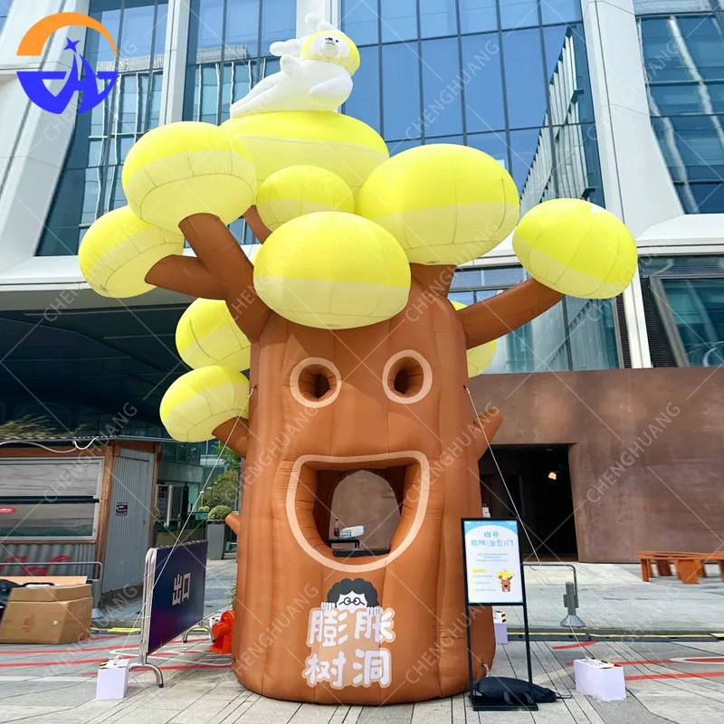 نفخ الكرتون توسيع شجرة جوفاء الديكور الإعلان معرض الديكور للمناسبات تحت عنوان مول في الهواء الطلق #1