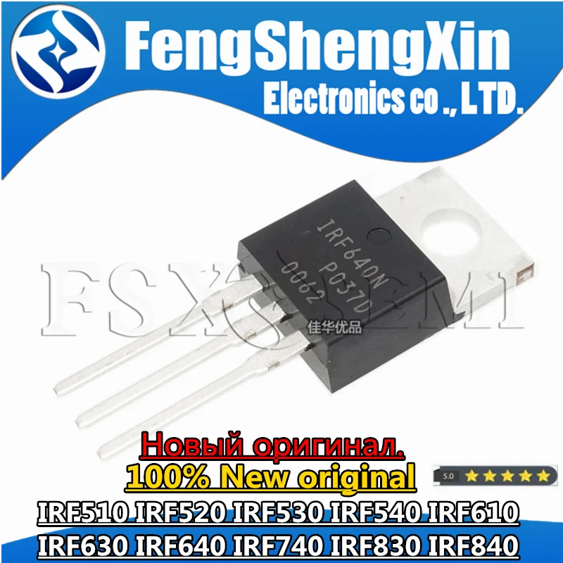 

100% New IRF520N IR530N IRF540N IRF610N IRF630N IRF510 IRF520 IRF530 IRF540 IRF610 IRF630 IRF640 IRF740 IRF830 IRF830A IRF840