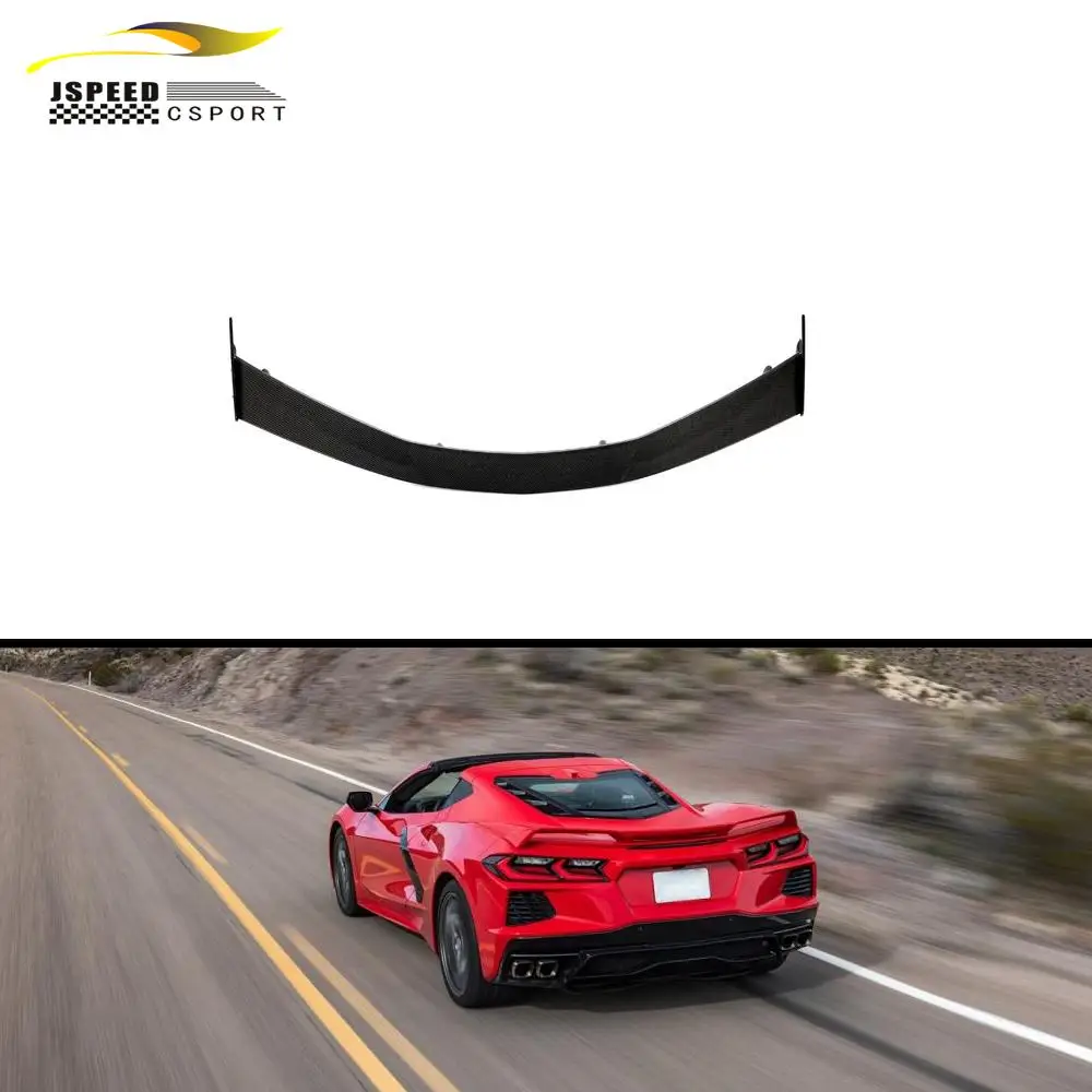 

Suitable for The Chevrolet Corvette C8 2020-2021 features a 7-piece carbon fiber rear spoiler with a high rear wing