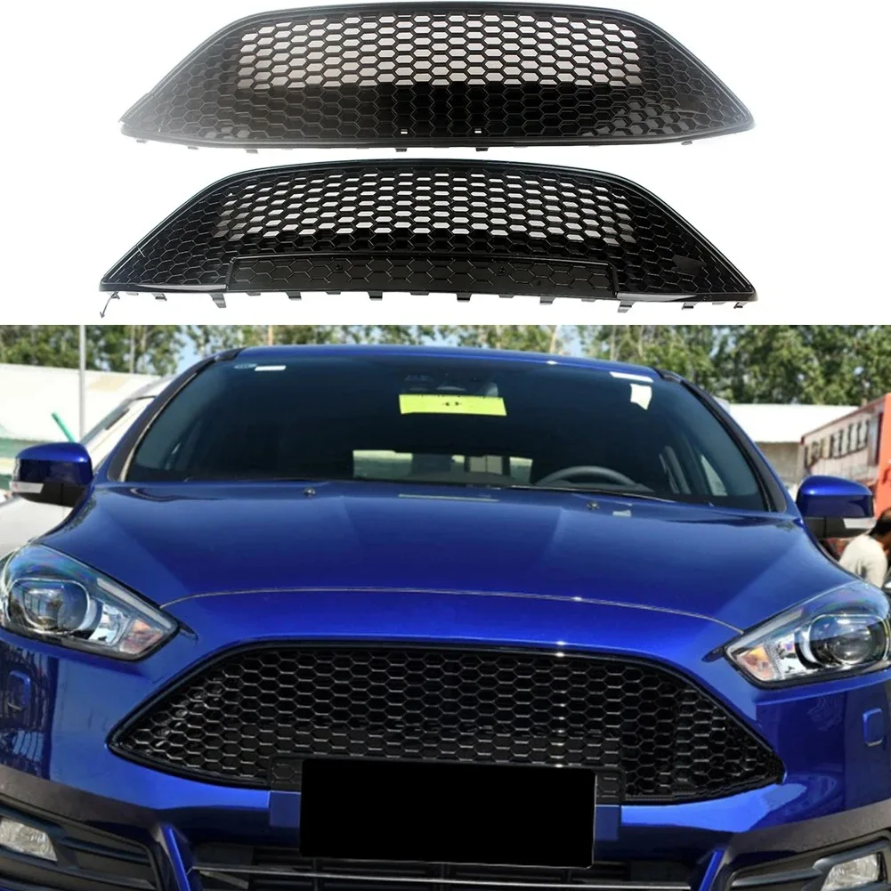 Car Front Racing Bumper Grill Upper Lower Grilles Fit For Ford Focus ST 2015 2016 2017 2018